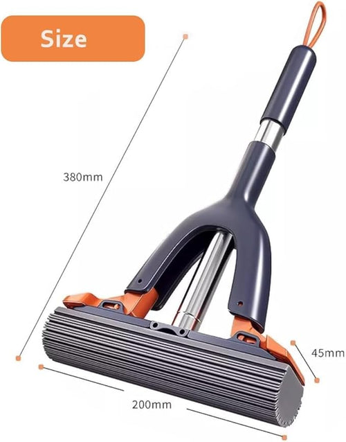 Mini Cleaning Mop with Magic Wiper, Portable, Strong Absorbent Magic Mini Sponge Mop