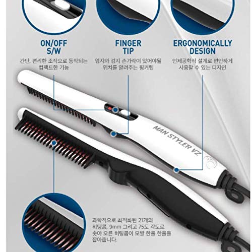 Travel Portable Styling Comb hair & beard 2 in 1 comb