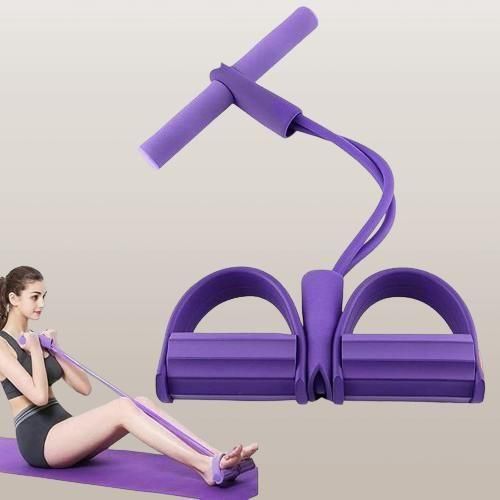 New Yoga Pedal Puller Resistance Band Fitness Equipment 21 Fitness Resistance Bands-6 Tube Pedal Ankle Puller, 2025 Upgraded Multifunction Tension Rope, Home Gym Equipment for Full Body Strength for Abdomen/Waist/Arm/Leg Training and Stretching