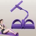 New Yoga Pedal Puller Resistance Band Fitness Equipment 21 Fitness Resistance Bands-6 Tube Pedal Ankle Puller, 2025 Upgraded Multifunction Tension Rope, Home Gym Equipment for Full Body Strength for Abdomen/Waist/Arm/Leg Training and Stretching