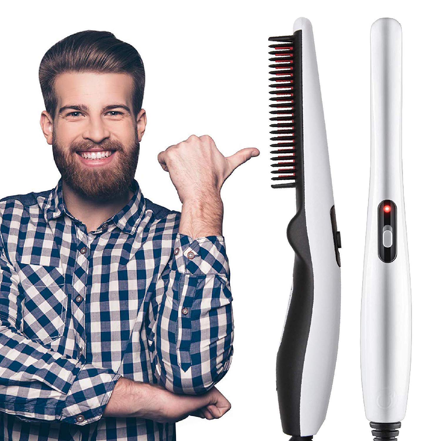 Travel Portable Styling Comb hair & beard 2 in 1 comb